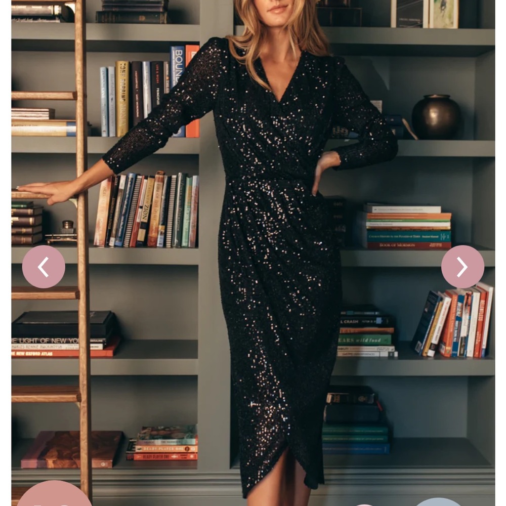 IVY CITY CO strarstruck sequin dress